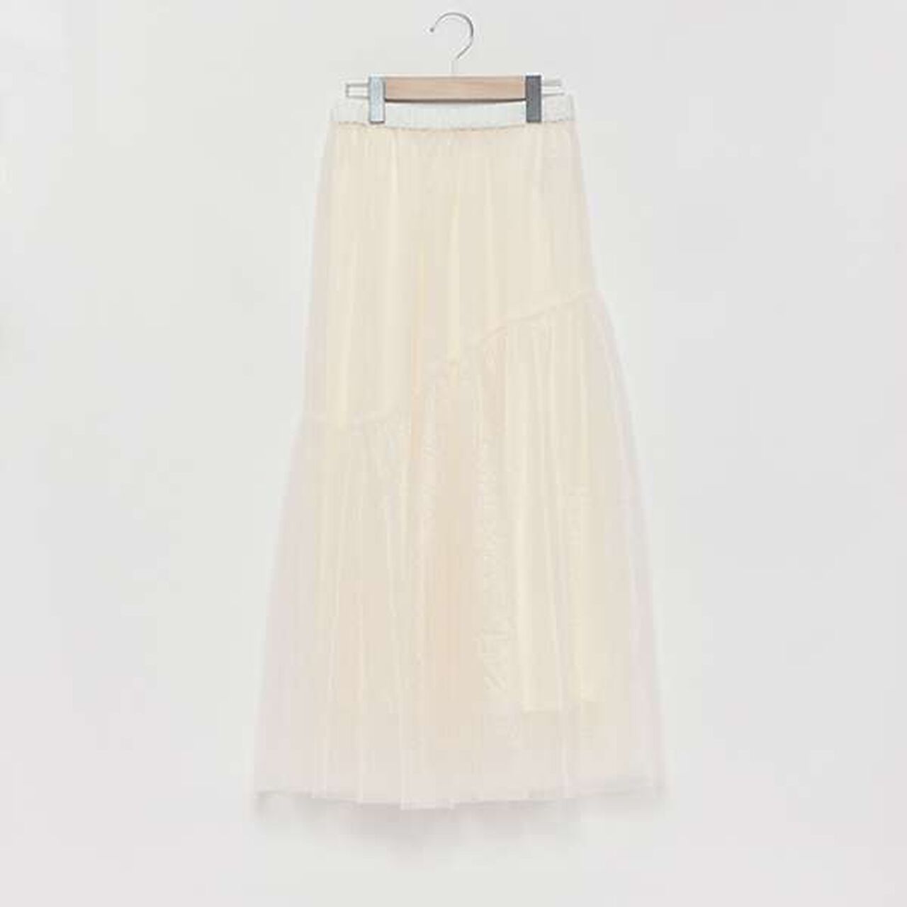Glitter Tulle Tiered Skirt,Black, large image number 2