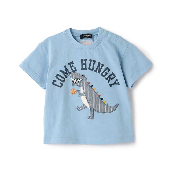 [Popular Item Restocked] [Not Available at Stores] Dinosaur Appliqu&eacute; Short Sleeve T-Shirt,, medium