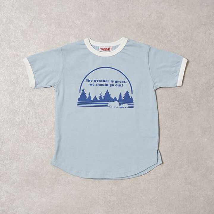 Water-Repellent Land Hem Linger T-Shirt,Khaki, medium image number 15