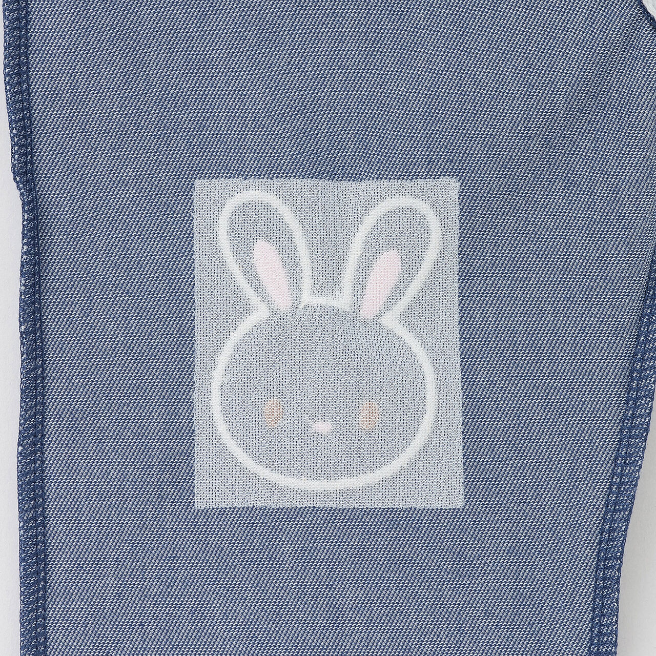 Rabbit Appliqu&eacute; Leggings,Navy, large image number 5