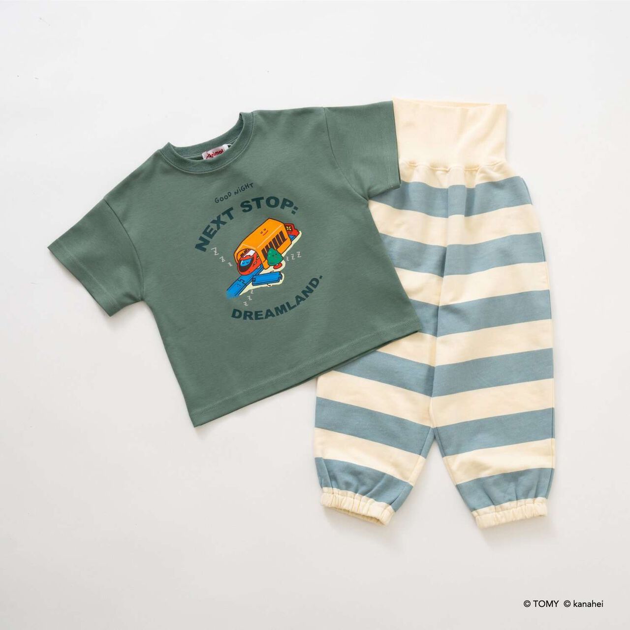 Gather! Plarails Pajamas for Sleep,Light blue, large image number 10