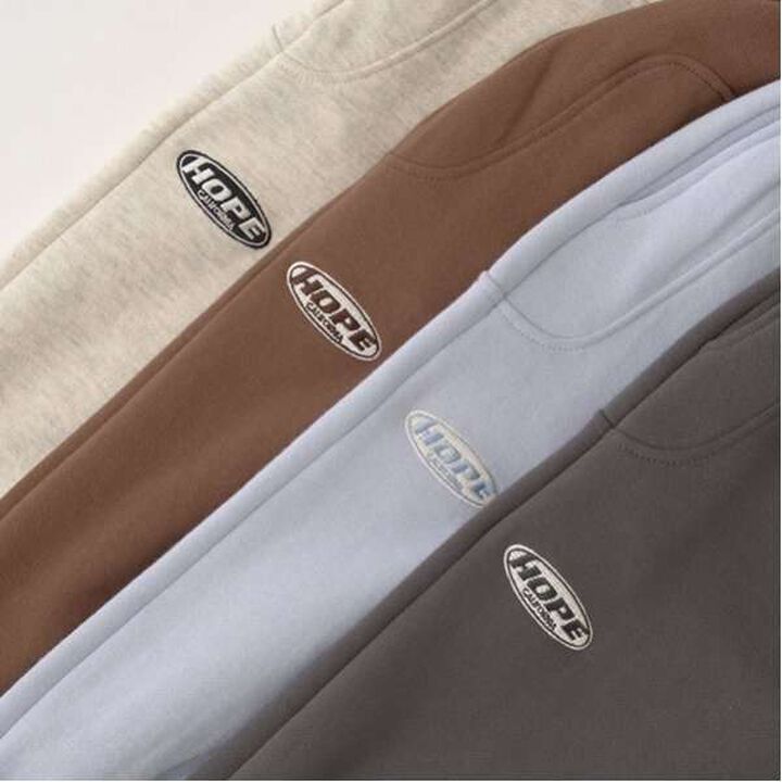 Cozy Fleece Color Block Sweatpants with Panels,Charcoal gray, medium image number 14