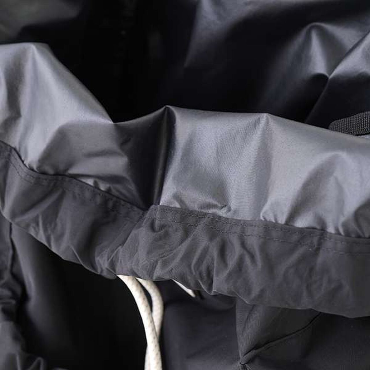 Lightweight Water-Repellent Knapsack,Black, large image number 16