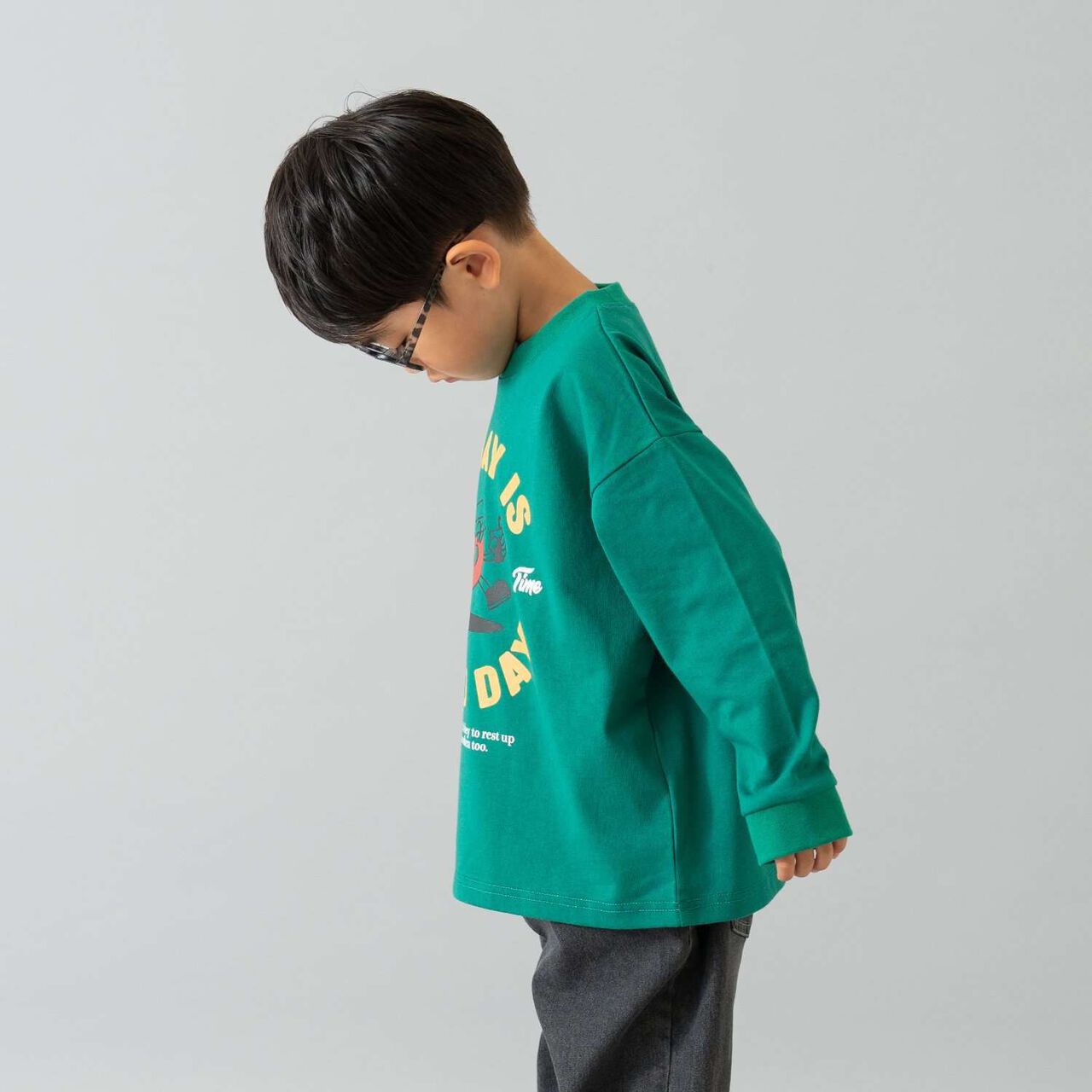 100% Cotton 365D. OFUZAKE Pattern Long Sleeve T-Shirt,Purple, large image number 12