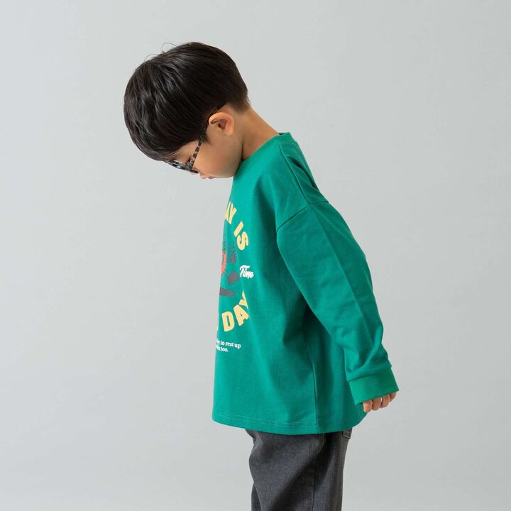 100% Cotton 365D. OFUZAKE Pattern Long Sleeve T-Shirt,Purple, medium image number 12