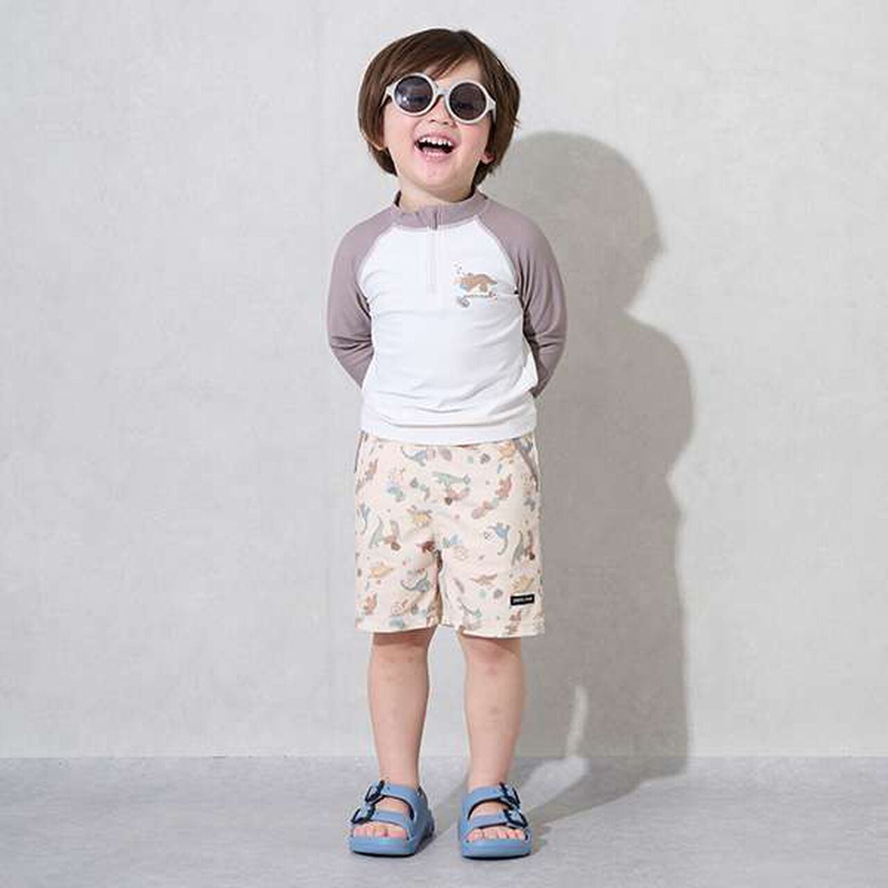 [SWIM] Boys Swim Assortment Outfit Set,Mocha tea, large image number 0