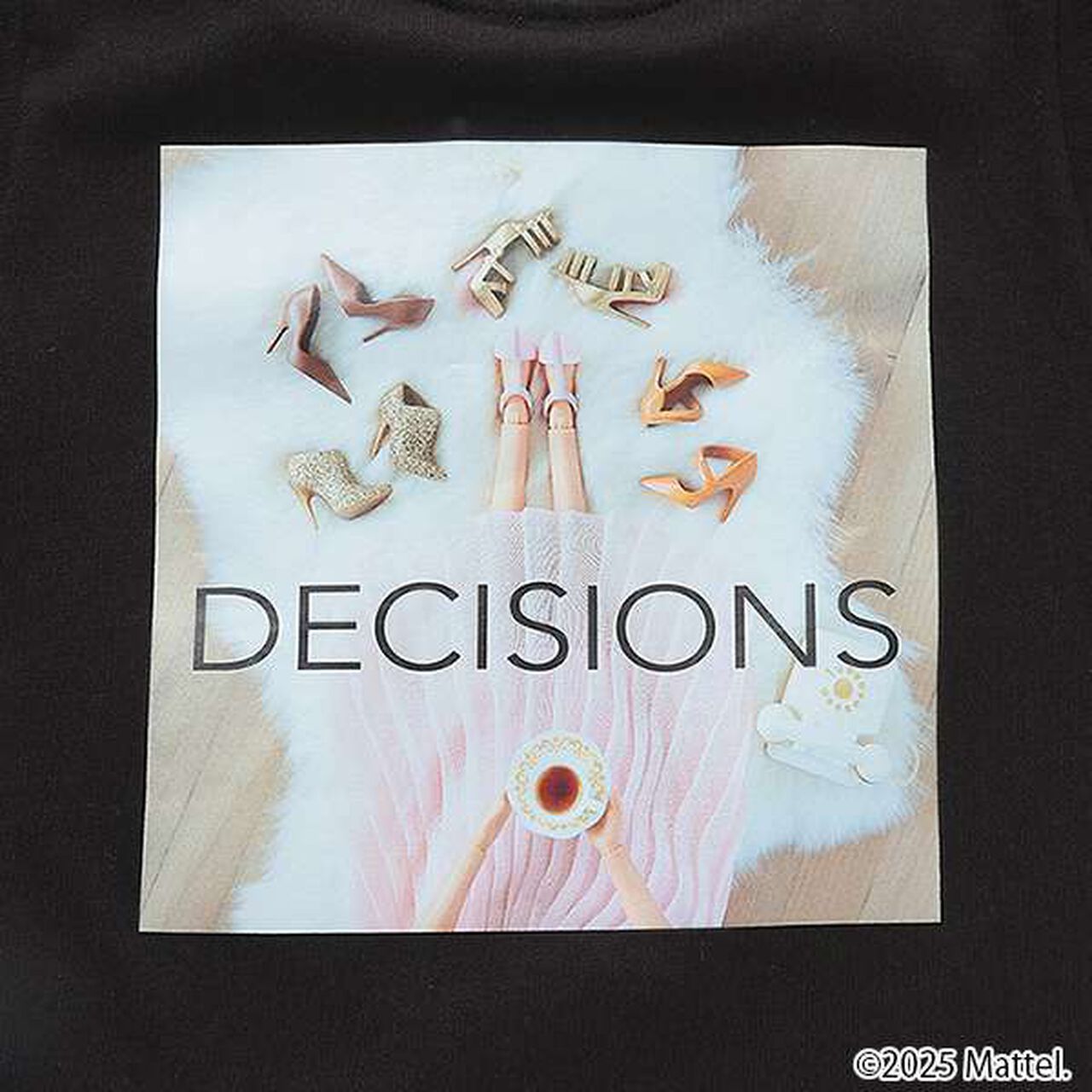 [Barbie] Sleeve Tuck T-Shirt,White, large image number 8