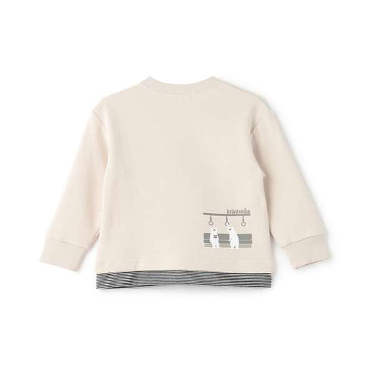 Train Appliqué Stripe Pattern Sweatshirt,Red, large image number 1