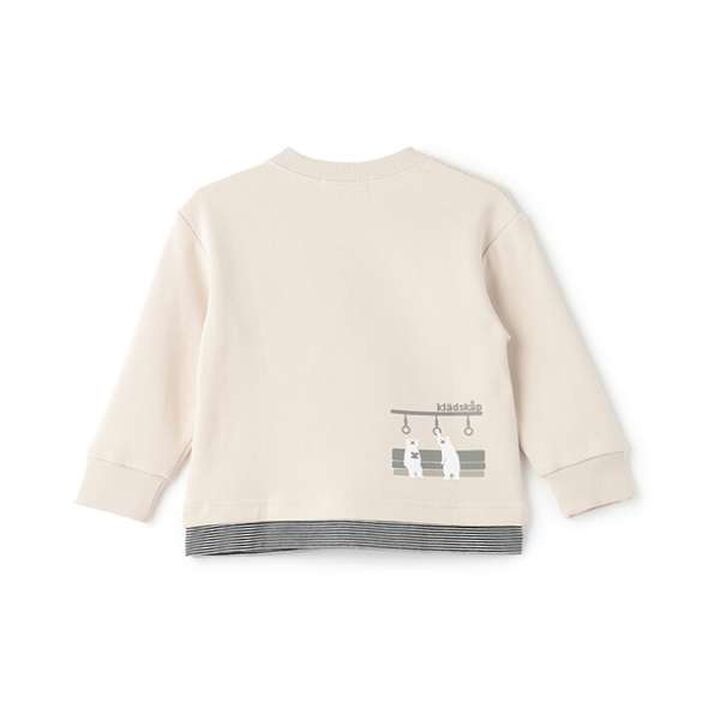 Train Appliqué Stripe Pattern Sweatshirt,Red, medium image number 1