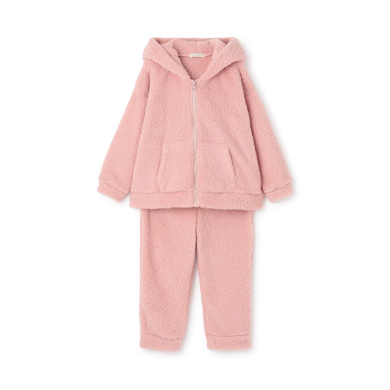 Bunny & Cat Hoodie & Pants Set,Lavender, large image number 2