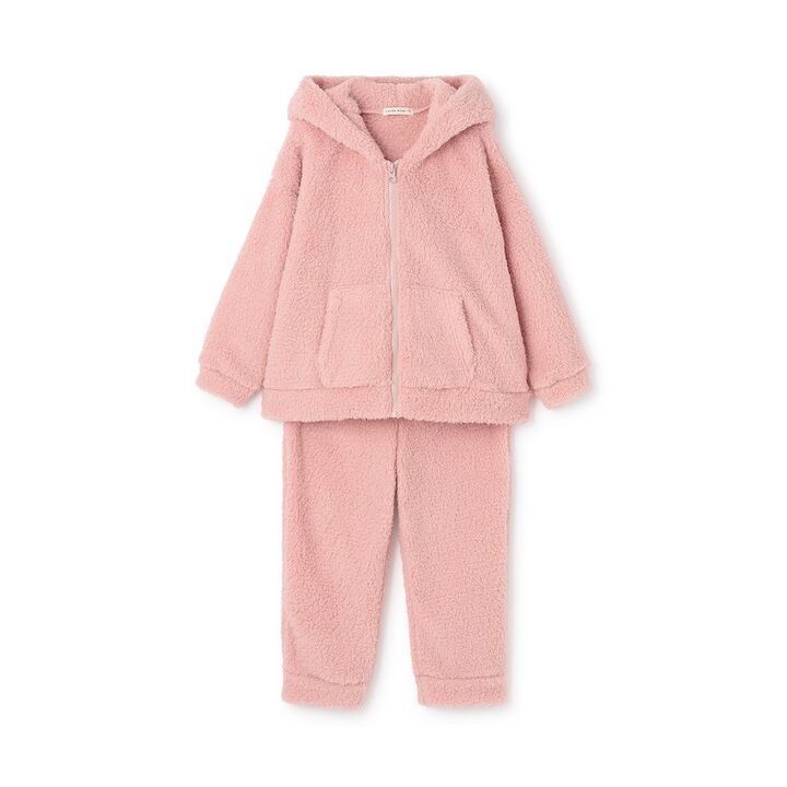 Bunny & Cat Hoodie & Pants Set,Lavender, medium image number 2