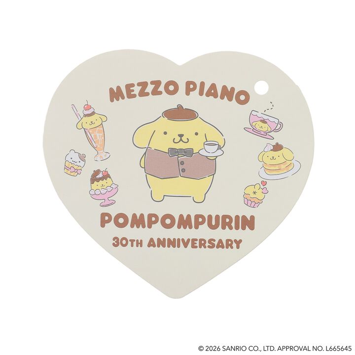 [Pompompurin] Pouch Check Pleated Skirt-Pants,Yellow, medium image number 16