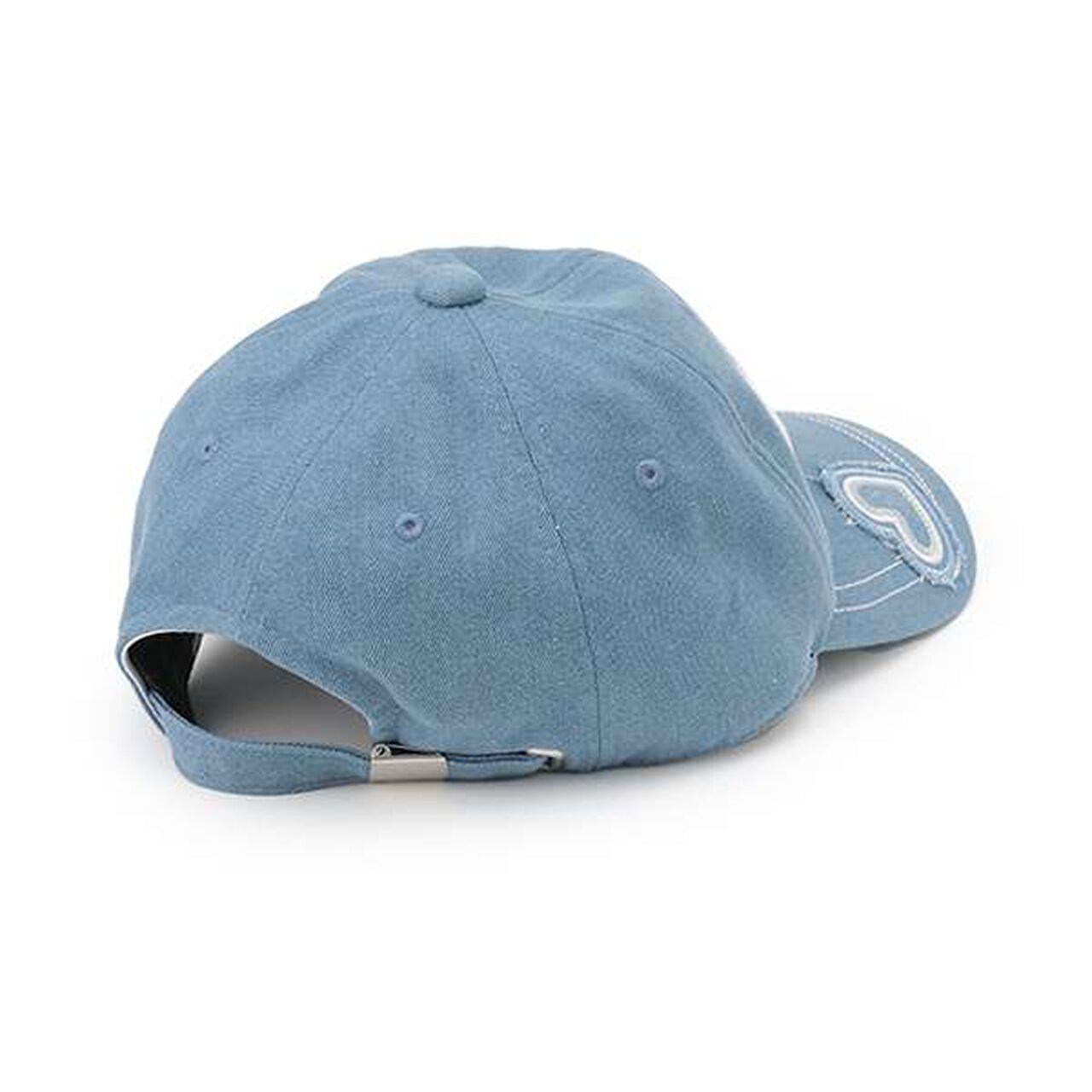 [UV Protection, Heat Shield, Cool Sensation] Heart Appliqué Cap,Pink, large image number 1