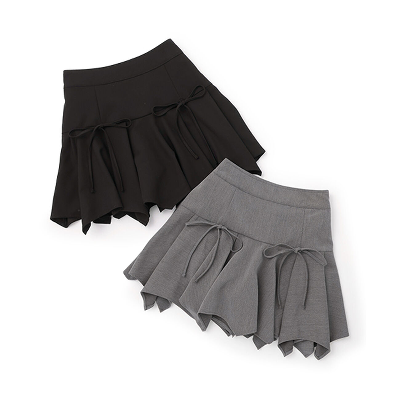 Transforming Hem Skirt,Gray, large image number 7