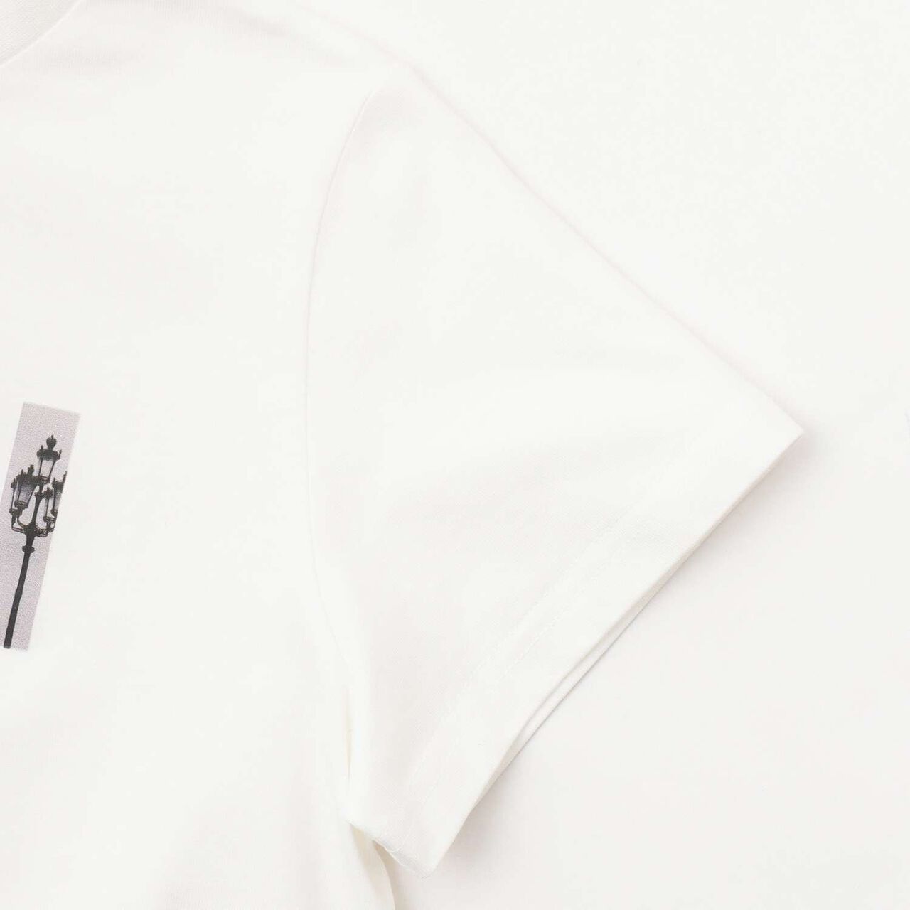 [130cm Available] Long-Sleeve Shirt & Photo Logo T-Shirt Set,Sax blue, large image number 11
