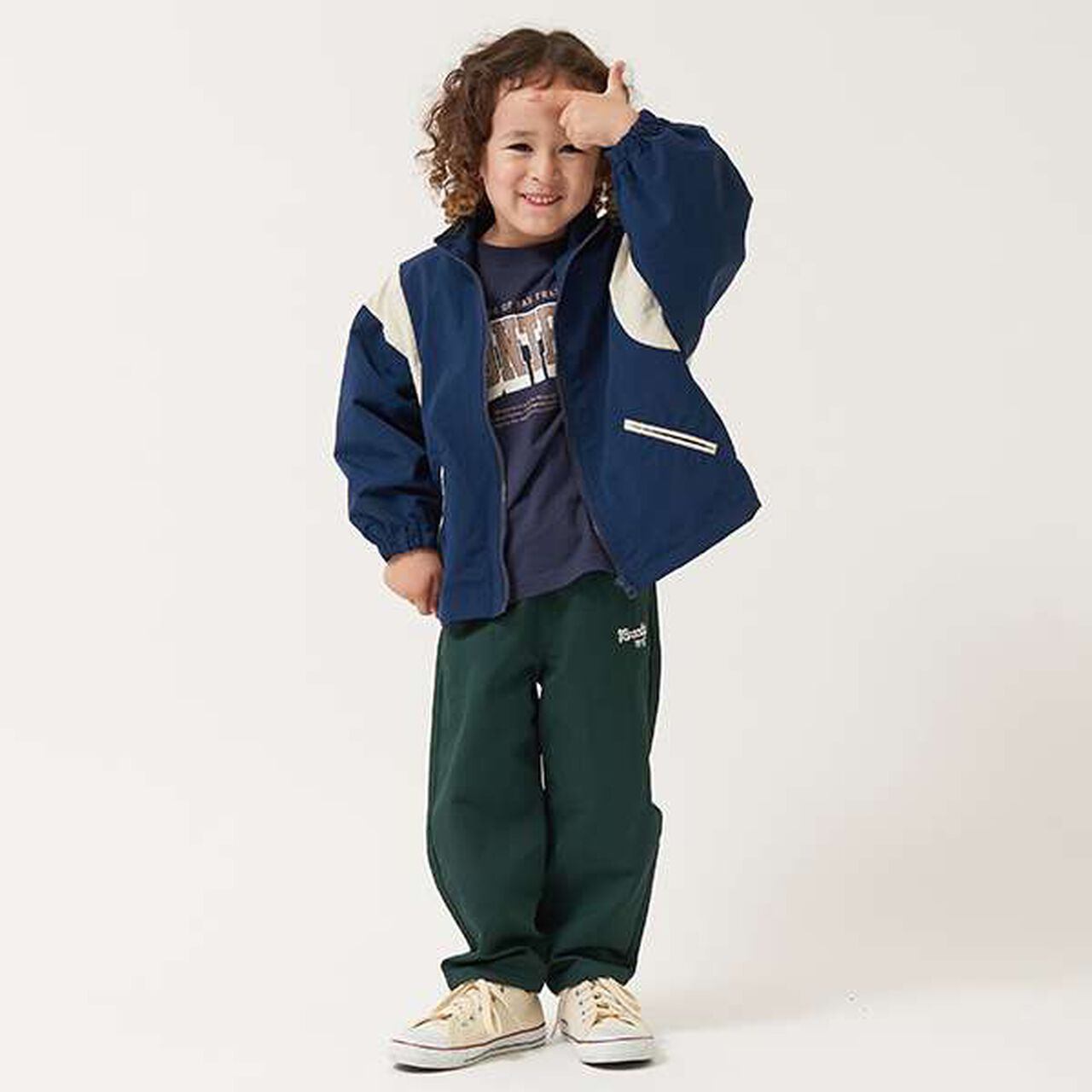 Water-Resistant Color Block Windbreaker,Deep red, large image number 16