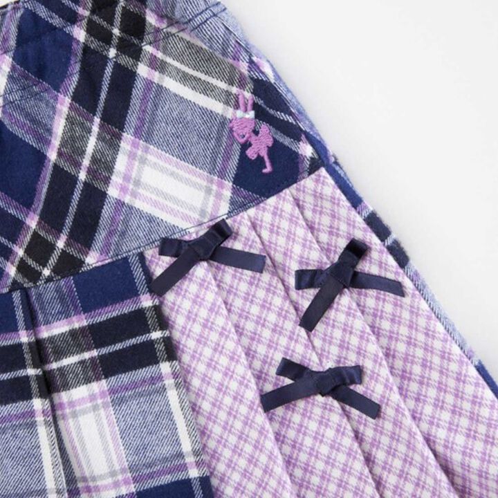 KP Check Pleats Skirt with Shorts (90-160),Pink, medium image number 6