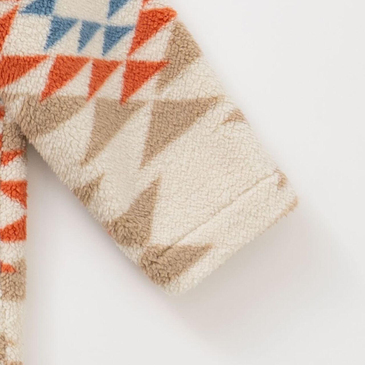 Fluffy Fleece Hoodie,Beige, large image number 7