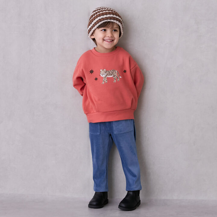 Cut Cord Baker Pants,Blue, medium image number 0