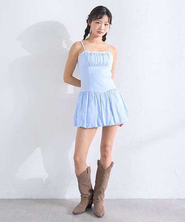 Balloon Mini Camisole Dress,, medium