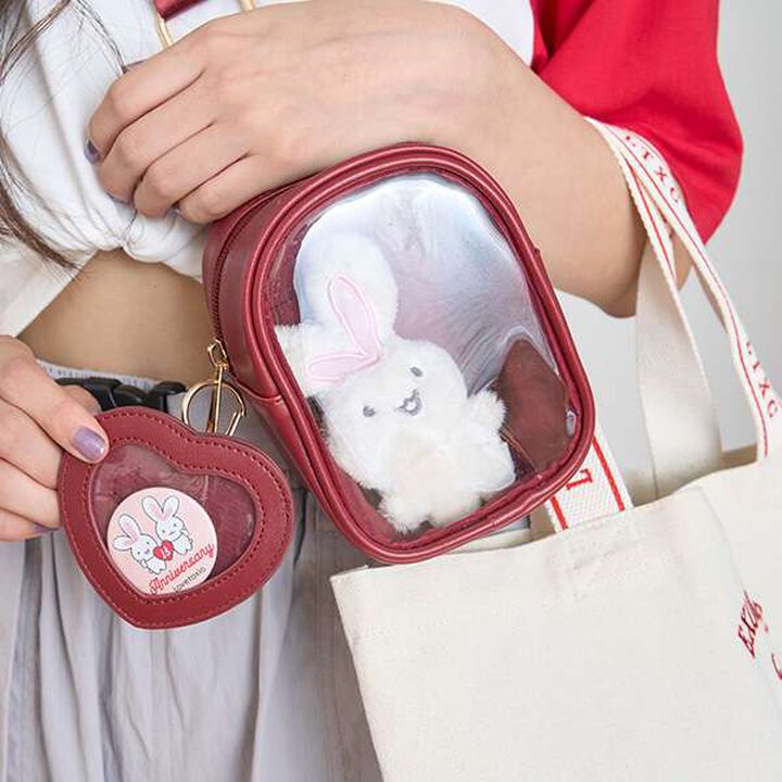 Rabbit Keychain,Pearl white, medium image number 7