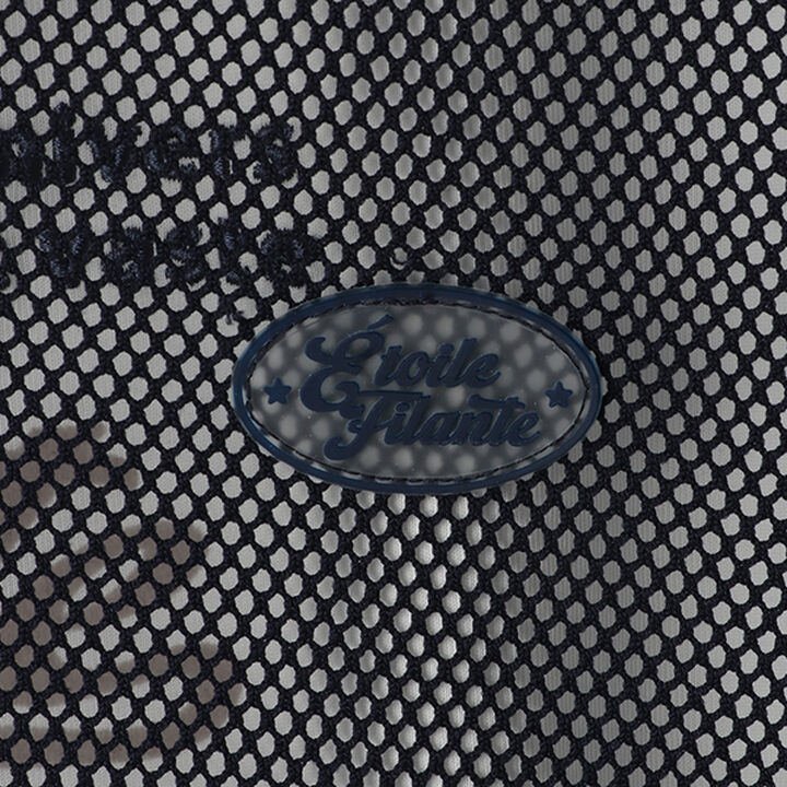 Mesh Short-Sleeve Logo Parka T-Shirt Set,Off white, medium image number 13