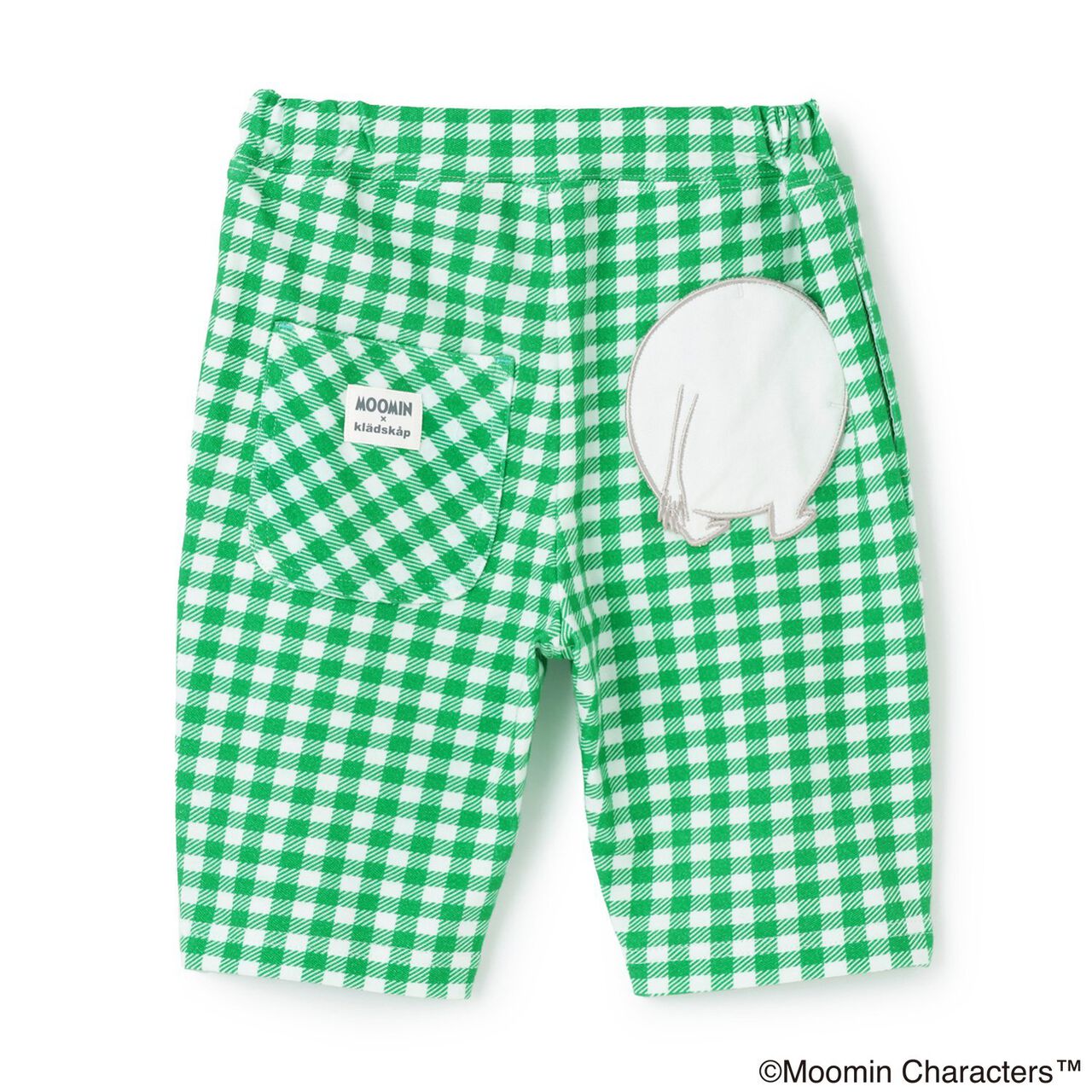 [MOOMIN] Checkered 6-Length Leggings,Gray, large image number 1