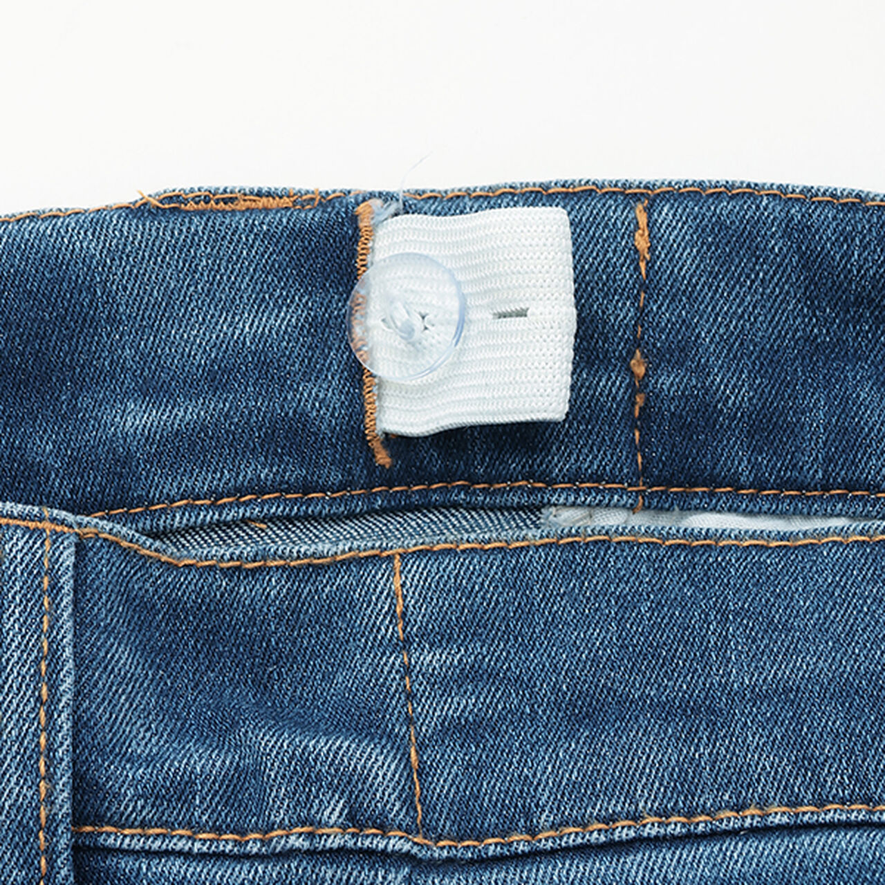 [Basic] Denim Twill Flare Pants,Blue, large image number 6