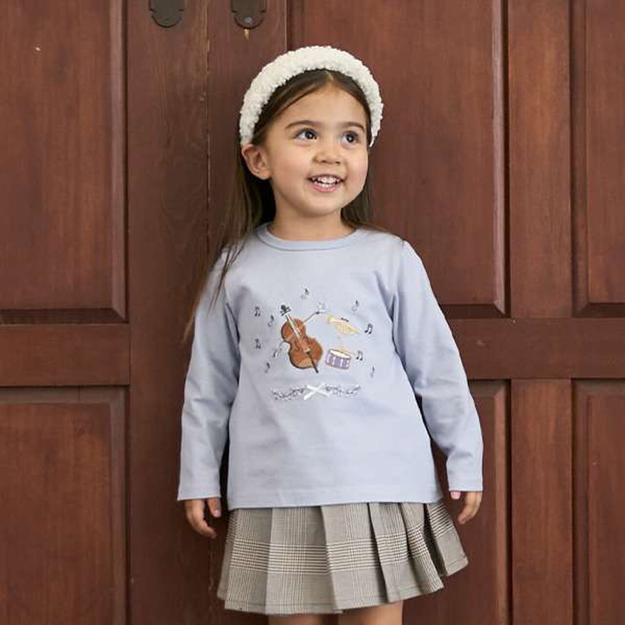 [Link] Long Sleeve T-Shirt,Sax blue, large image number 0