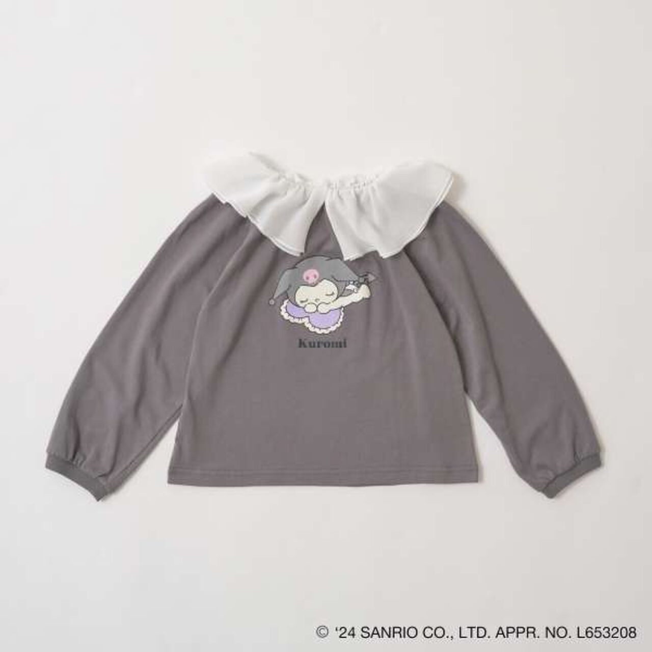 Sanrio Sheer Collared A-Line Print T-Shirt,Mint, large image number 12