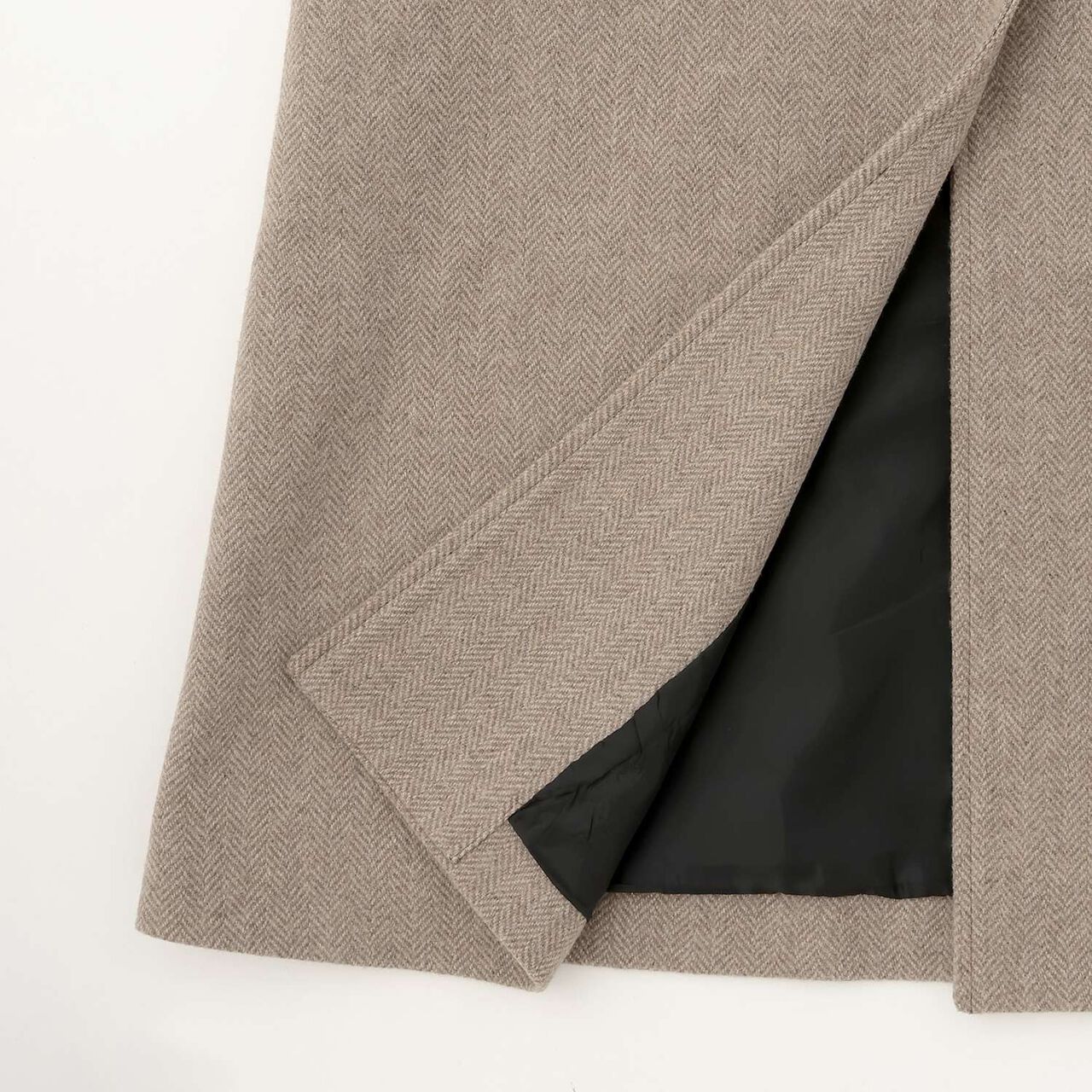 [Link] Double-Breasted Coat,Brown, large image number 11