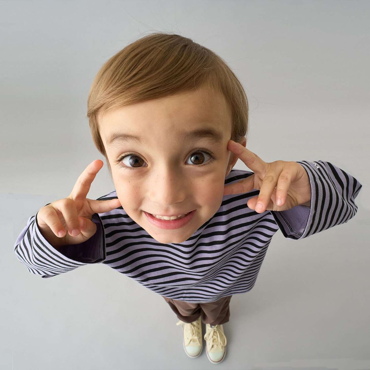 [Daily Standard Wear] Relaxed Oversized Stripe Long-Sleeve T-Shirt,Lilac, large image number 32