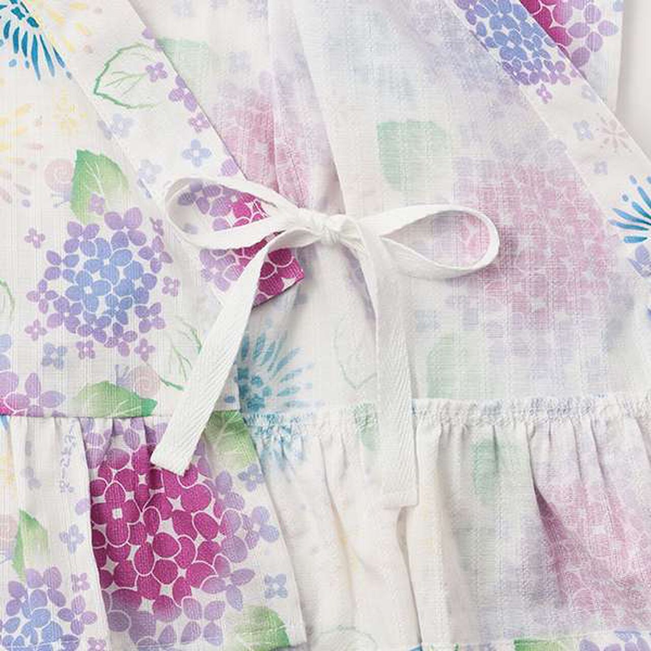 Hydrangea Pattern Jinbei,Off white, large image number 9