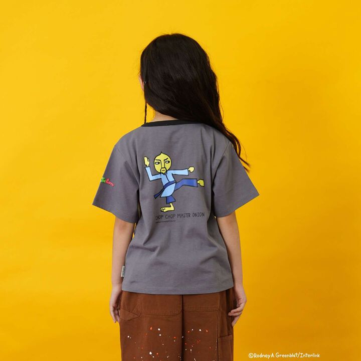 [親子連結款] [PaRappa the Rapper] 撞色羅紋短袖T恤,粉紅色, medium image number 9