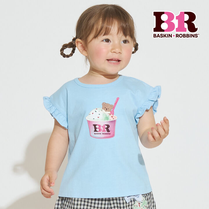 [31 Ice Cream] Cool Sensation Graphic Short Sleeve T-Shirt,, medium