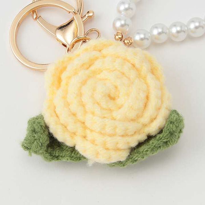 Rose Pearl Charm,Black, medium image number 3