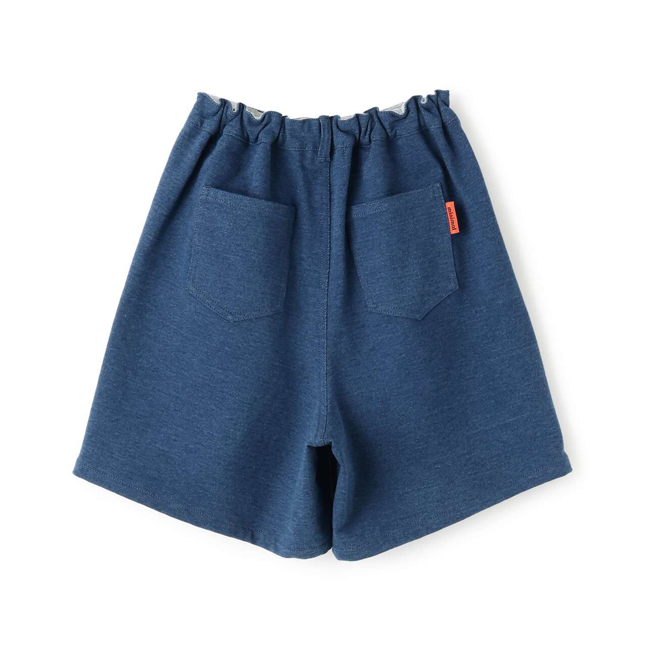 Cut Denim Culottes,Navy, large image number 1