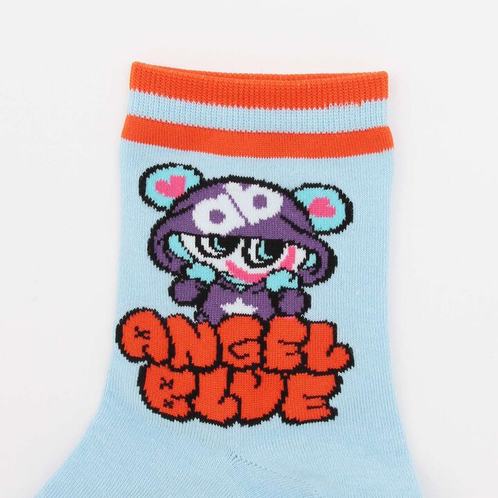 [Angel Blue] Mr. Nakamura Parka Socks,Light pink, medium image number 1