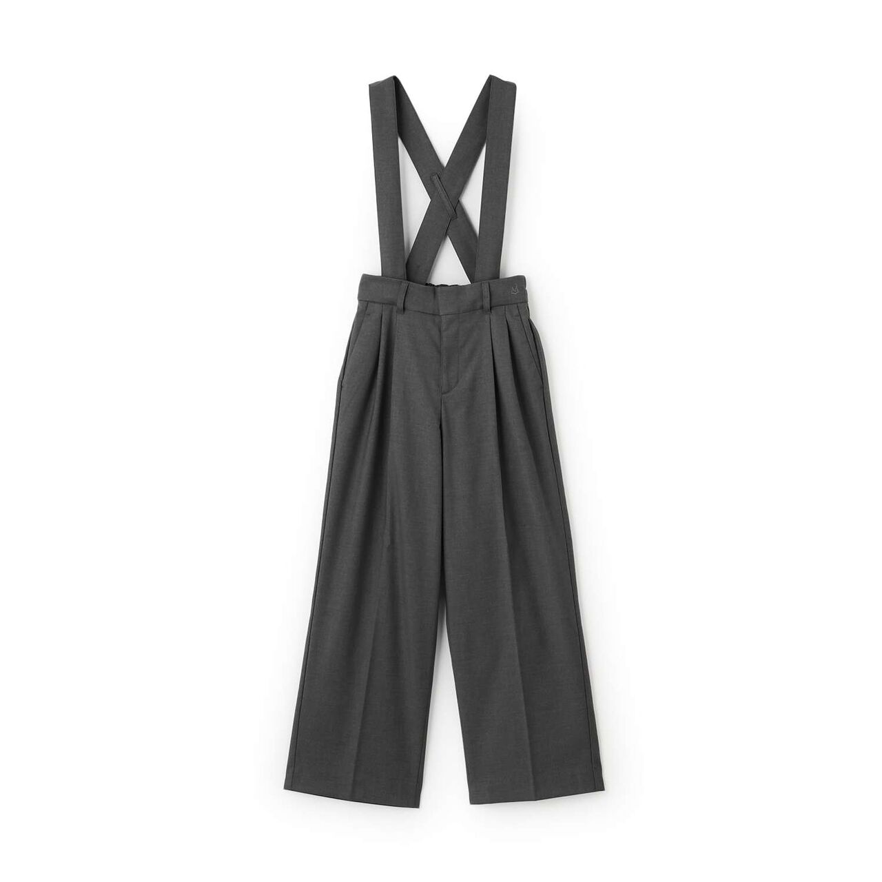 [AMI] Suspender Slacks Pants,Charcoal gray, large image number 15