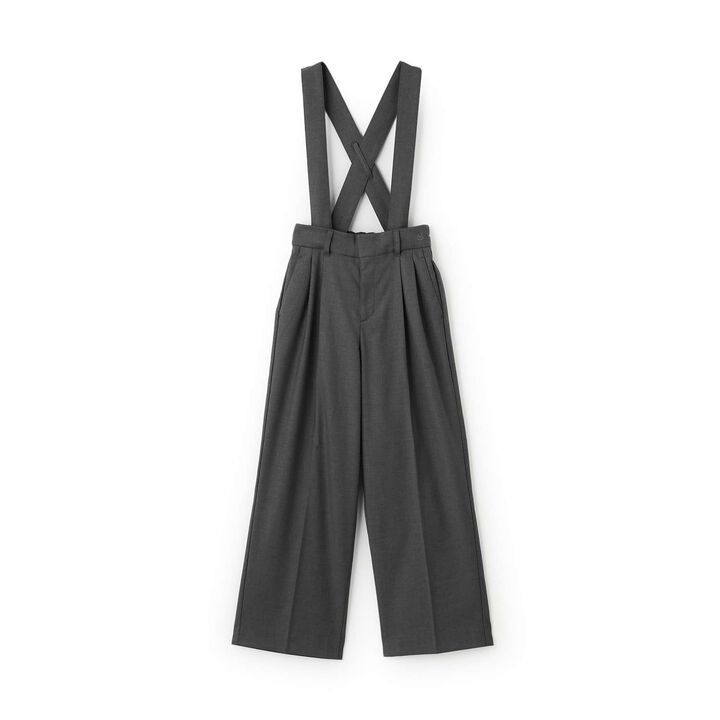 [AMI] Suspender Slacks Pants,Charcoal gray, medium image number 15