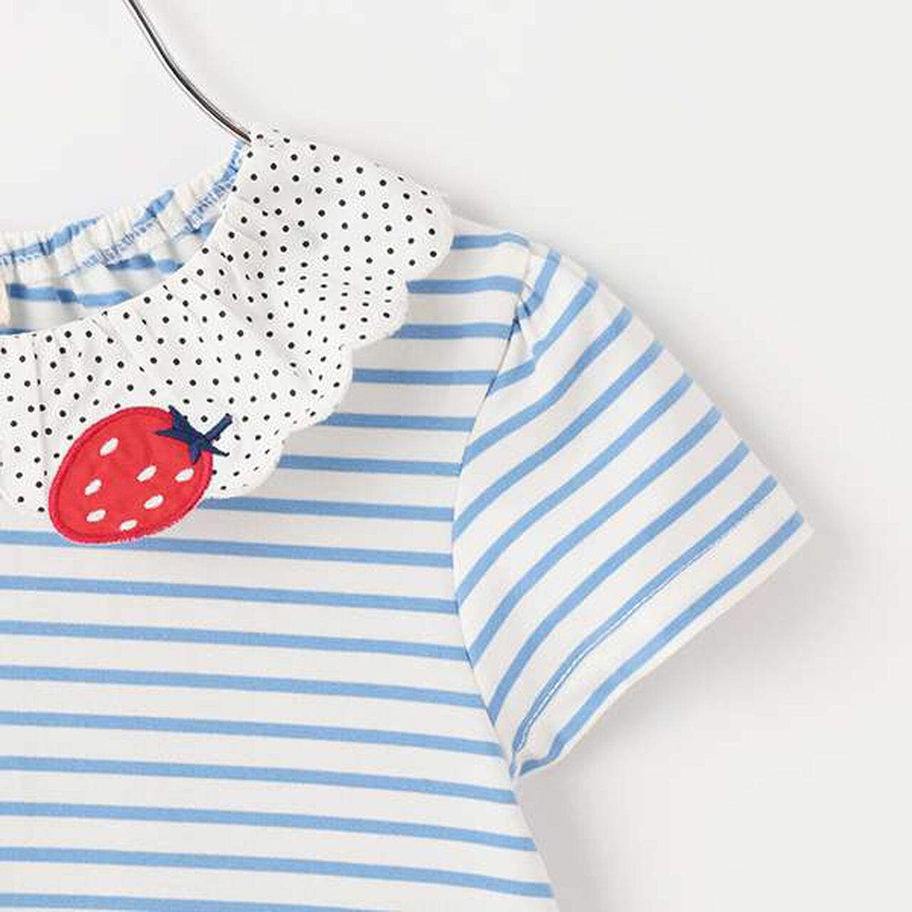 Strawberry Small Shoulder Bag T-Shirt,Pink, large image number 3