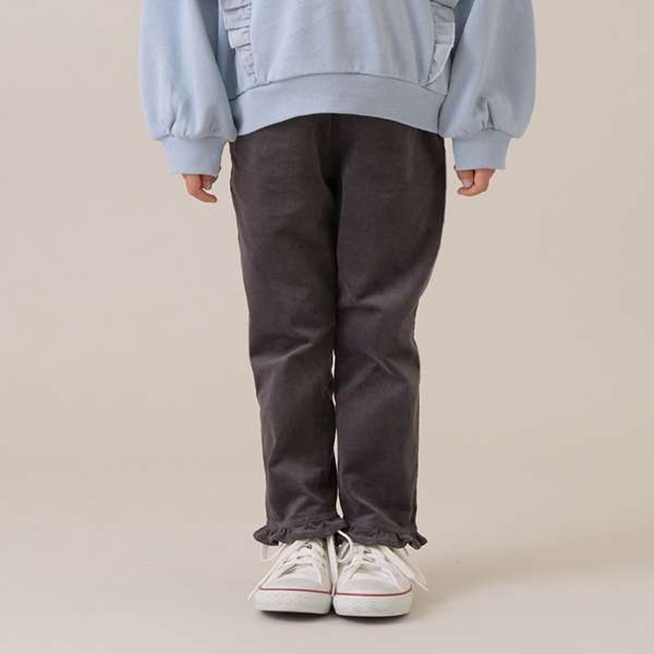 Heart Pocket Corduroy Pants,Charcoal gray, large image number 0