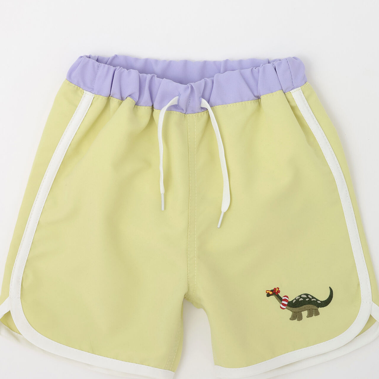 [SWIM] Embroidered Logo Swim Pants,Khaki, large image number 8