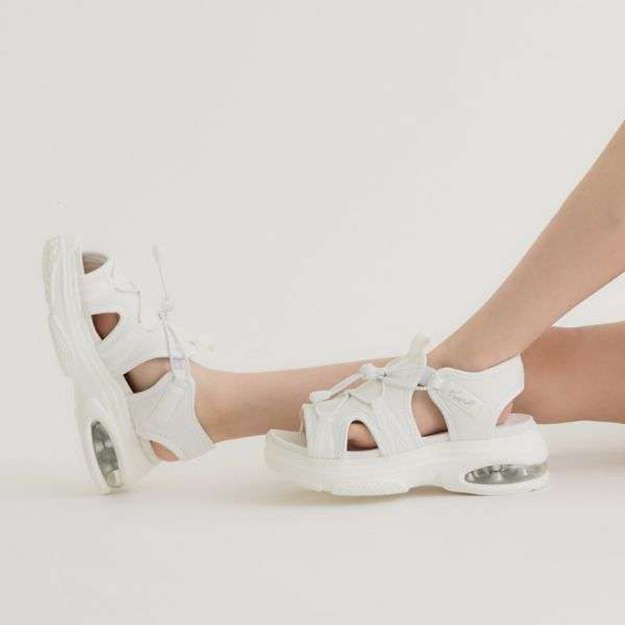 Air-Cushioned Sandals,White, large image number 0