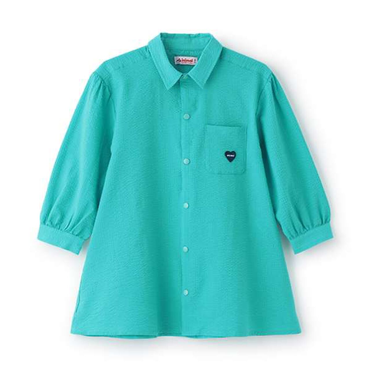 A-Line Shirt Dress,Turquoise, large image number 11