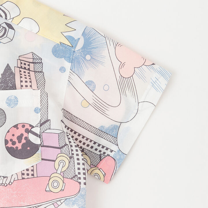 LUKEY S ROBOT Short-Sleeve Shirt,Multi color, medium image number 4