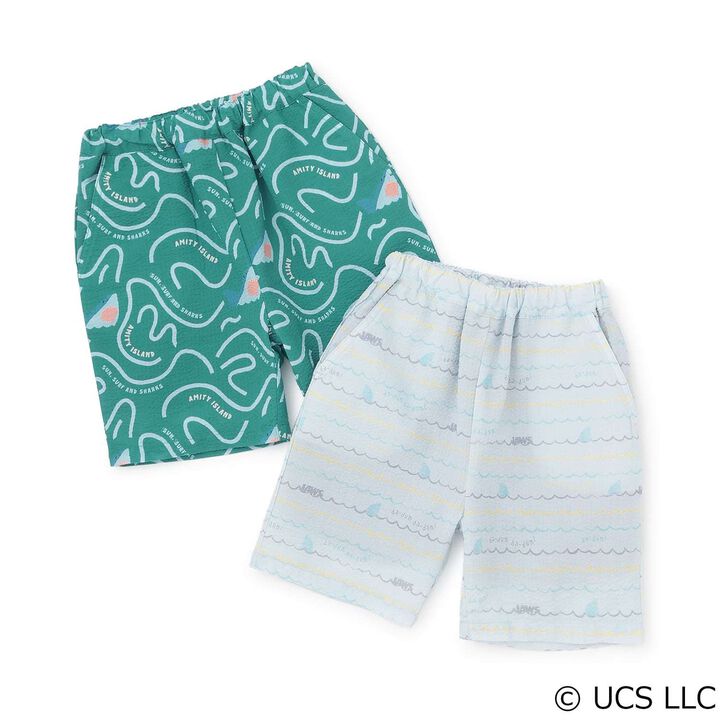 [WEB Exclusive] [JAWS] Seersucker Pattern Half Pants,Green, medium image number 11