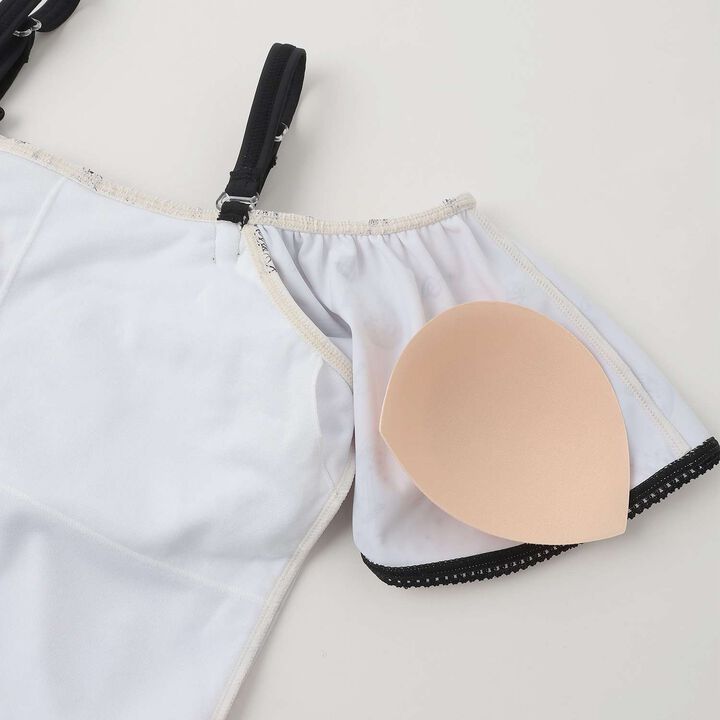 [SWIM] [UV Protection] Musical Note Frill Swimwear (2WAY),Ivory, medium image number 8