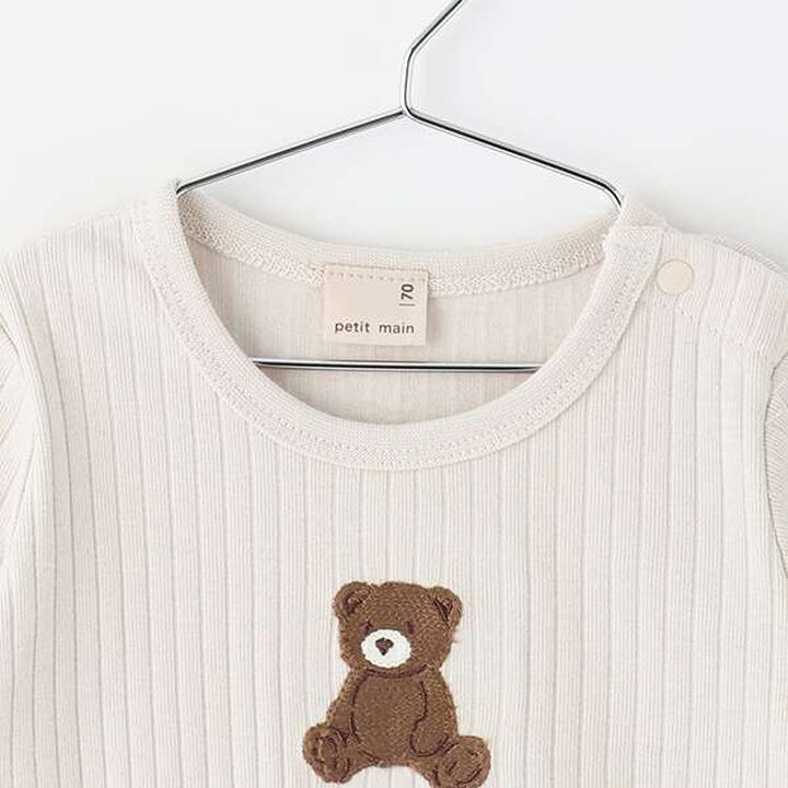 [Weak Acidity] Animal Romper,Ivory, medium image number 9