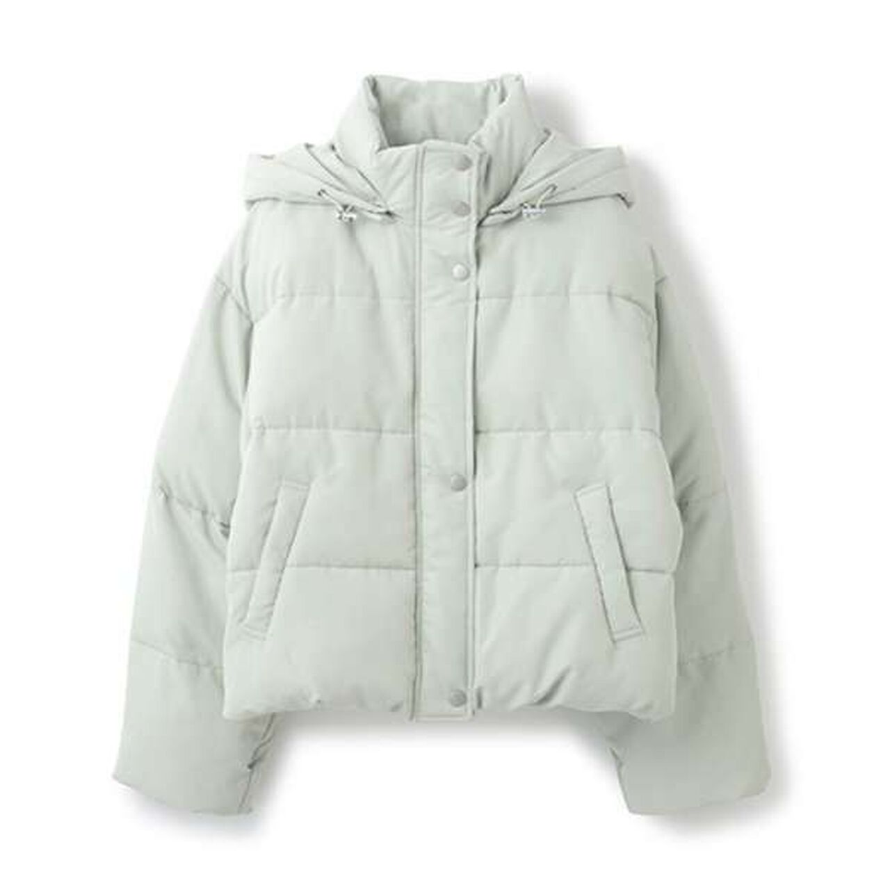 Puffy Short Jacket,Black, large image number 5